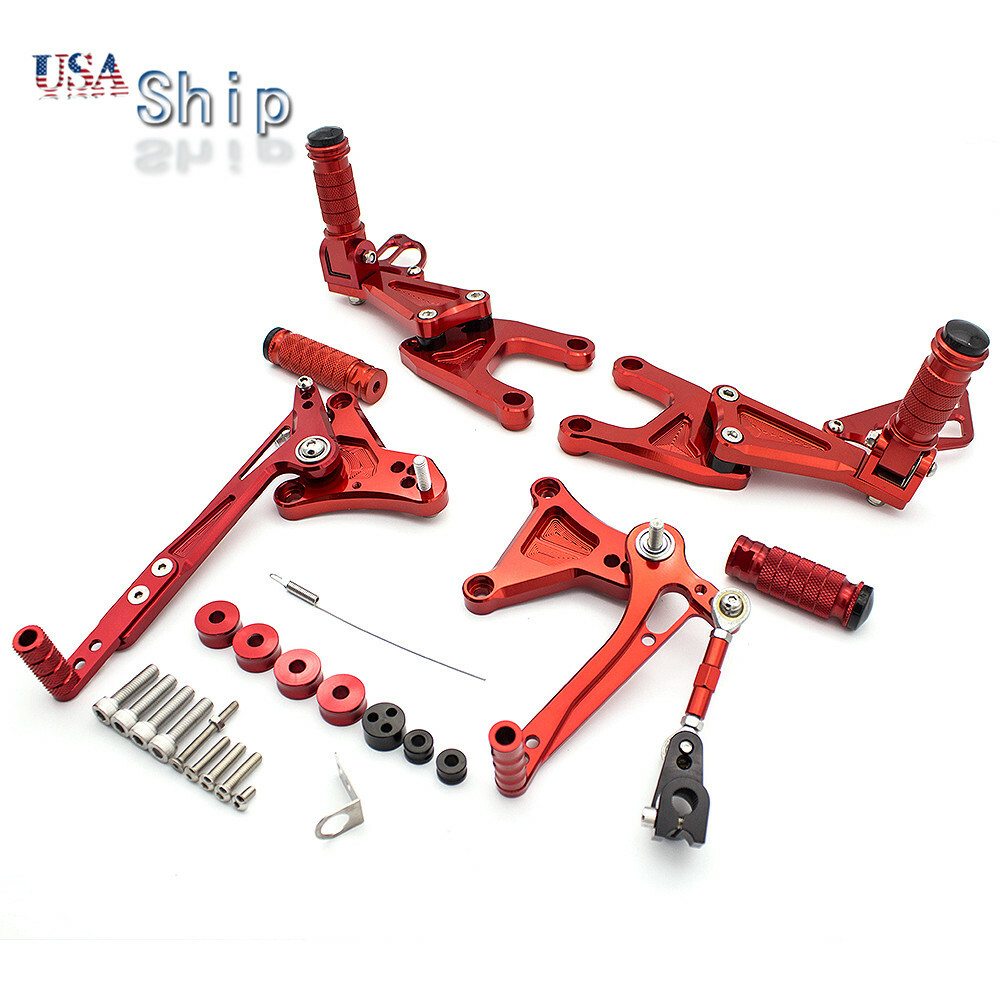 Red For Benelli TNT125 TNT135 2016-2021 2022 CNC Adjustable