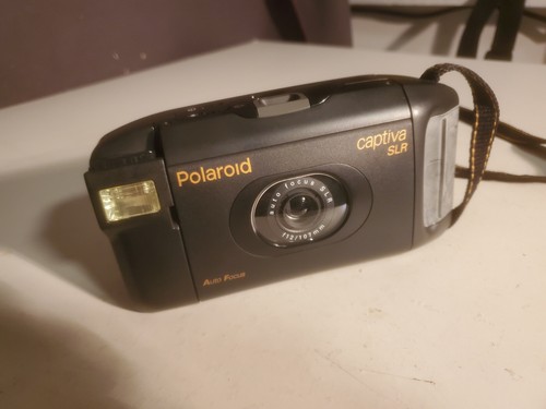 Polaroid Captiva SLR Camera 95 Film Autofocus Instant Capture Tested - Picture 2 of 7