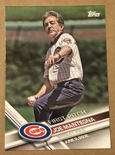2017 Topps First Pitch #FP9 Joe Mantegna Chicago Cubs Card