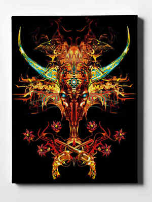 Epic Graffiti 'Spaghetti Western' by Michael StewArt, Giclee Canvas Wall Art
