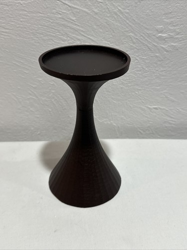 Kerzenhalter Kohl’s braun Keramik 3 Zoll Stumpenkerze 6” hoch - Bild 6 von 6