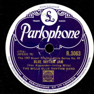 MILLS BLUE RHYTHM BAND  Blue Rhythm Jam / Blue Rhythm Be-Bop -MODERN JAZZ- X1117