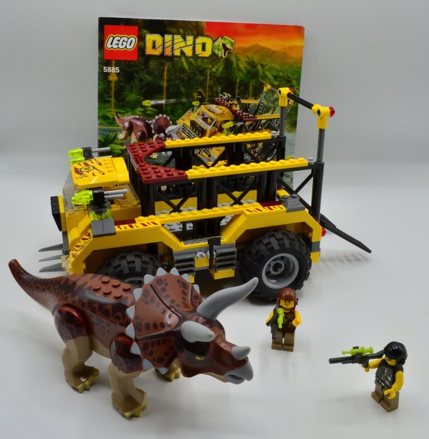 lego 5885 dino triceratops trapper