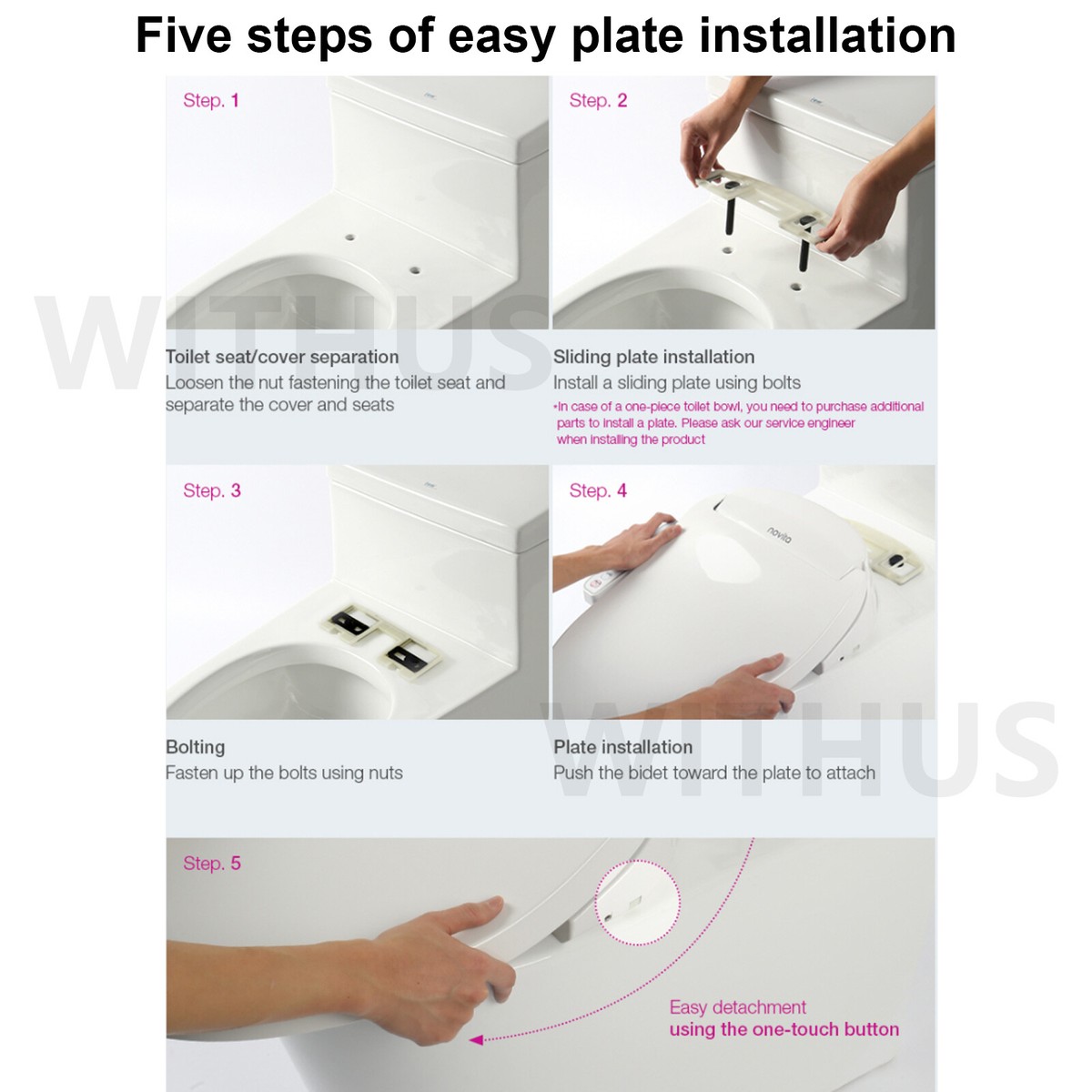 Siège De Toilette Bidet Numérique Novita BD-N443 - Électrique, Avec Séchoir, Livraison DHL, Neuf