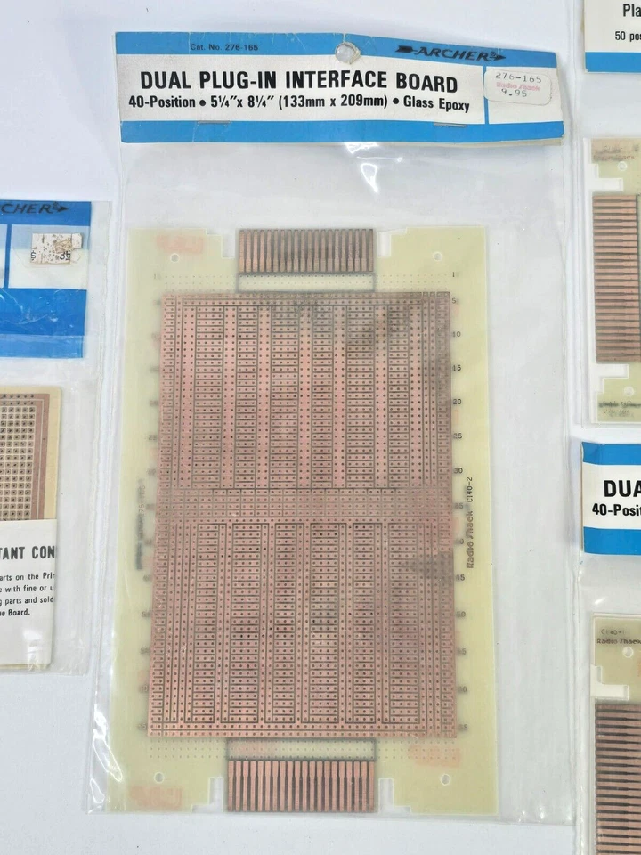 Radio Shack Plug In Interface Breadboards Experimental Circuit Boards  - Image 3 of 4