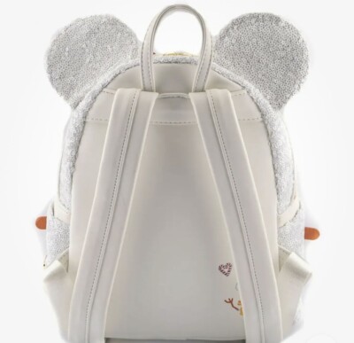 DISNEY SNOWMAN MINNIE MOUSE SEQUIN COSPLAY MINI BACKPACK  display picture 1