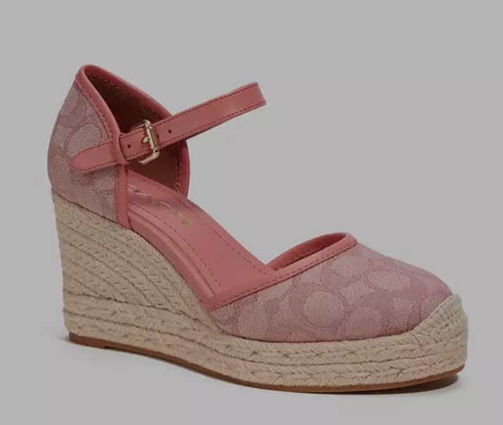 NEW Coach Raine Signature Espadrille NIB Size B Color