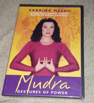 Mudra Gestures of Power Sabrina Mesko DVD NEW/SEALED Yoga 18 Hand Positions Bala