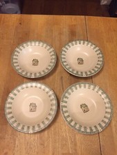 4 Pfaltzgraff Naturewwod Rimmed Soup/Cereal Bowls 7 1/4"