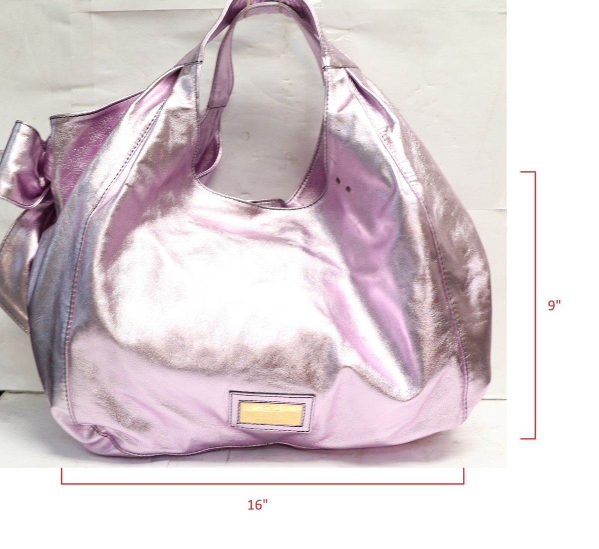 Valentino Metallic Light Purple Nuage Bow Tote Handbag | eBay