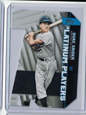 2021 Topps Update Platinum Players Die Cut Black Duke Snider #281/299 Brooklyn