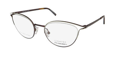 LIGHTEC 30177L UNIQUE EGG SHAPED LENSES FRENCH DESIGNER EYEGLASS FRAME/GLASSES