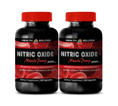 Muscle mass supplement NITRIC OXIDE MUSCLE PUMP 2400 Decreasing plaque growth 2B
