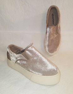 superga beige platform