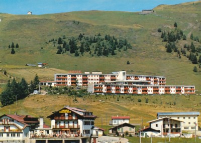 Old postcard Alpe di Siusi, Dolomites, Italy unused postcard b040f