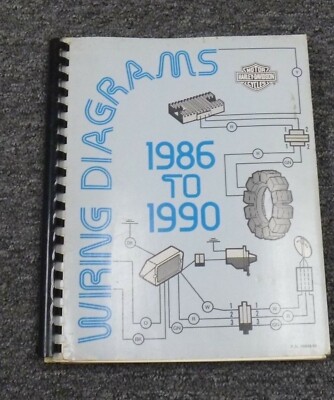 1990 Harley Davidson Tour Glide Motorcycle Electrical Wiring