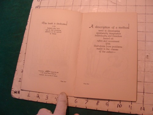 vintage BOOKLET: SPONTANEITY IN DESIGN anna e keener--1923, 1st editition, RARE - Picture 4 of 10