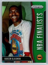 2019-20 Panini Prizm #10 Hakeem Olajuwon NBA Finalists Green