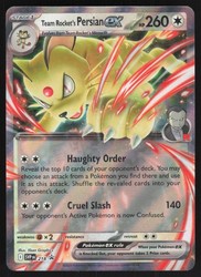 Team Rocket's Persian ex 218 SVP Black Star Promo Holo