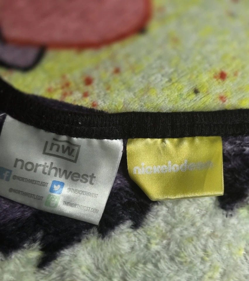 海绵宝宝抓绒毯涂鸦 58"x44" — 第 2/3 张图片