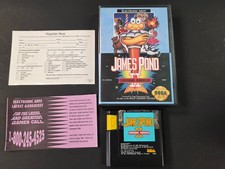 James Pond II: Codename RoboCod (Sega Genesis, 1991) CIB w/Manual