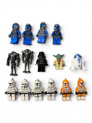 LEGO Star Wars Minifiguren Konvolut   Yoda   R2D2   Darth Vader uvm.