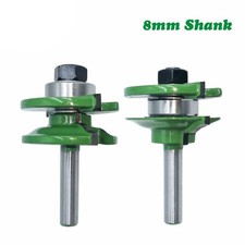 Set 3 Pezzi Taglia Tenone e Mortisa Grande per Cornici Armadi e Pannelli Ante