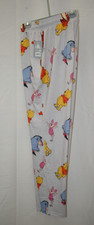 Disney Winnie the Pooh Piglet Eeyore Tigger Sleep Pajama PJ Pants Size L NEW