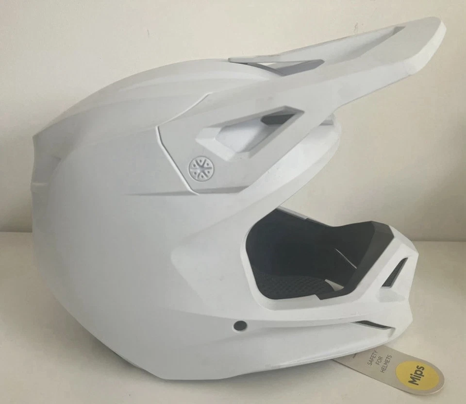 CASQUE FOX V1 Solid Blanc taille XL neuf Motocross Enduro Supermotard - Photo 4/4