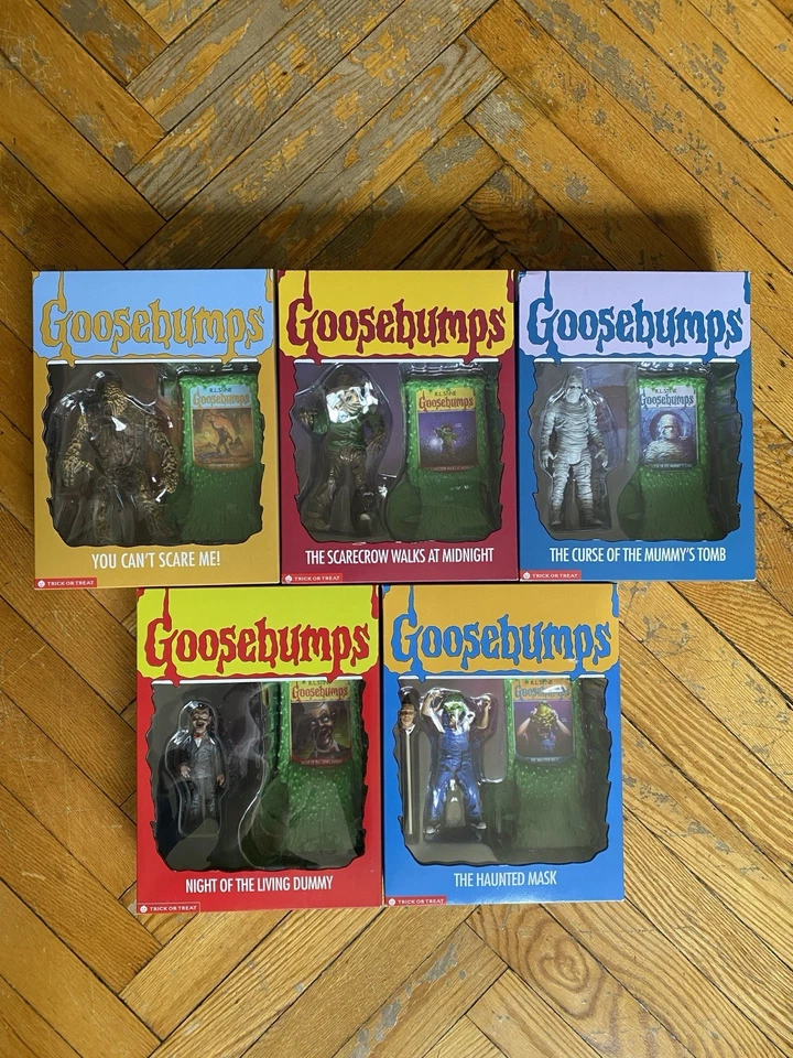 Trick or Treat Studios Goosebumps - Conjunto completo de 5 figuras de ação - Bonehead - Imagem 3 de 4