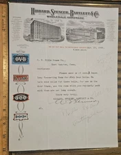 Rare 1908 Multi-colored Hubbard Spencer Bartlett CHICAGO Hardware Tools