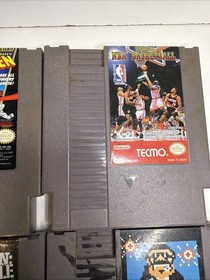 4) X-Men Tecmo Mission Impossible Hogans Alley All Nes Game Cartridge Nintendo