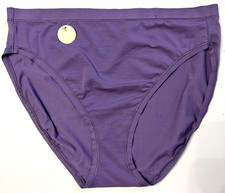 Wacoal LARGE Size 7 Understated Cotton Hi-Cut Panty NWOT 879362 Purple