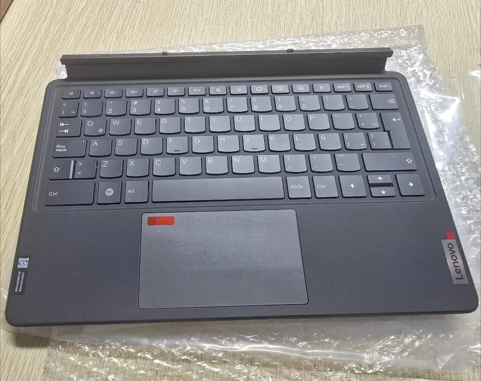 Original Spanische Magnet Tastatur & Backcover für Lenovo Tab P12 12,7" 2023   