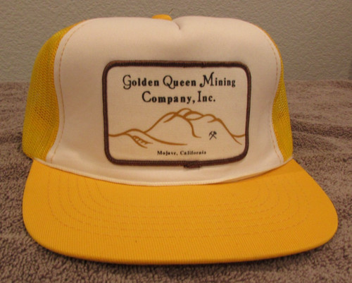 Vintage Golden Queen Mining Company Inc. Mojave, CA Snapback Trucker Hat