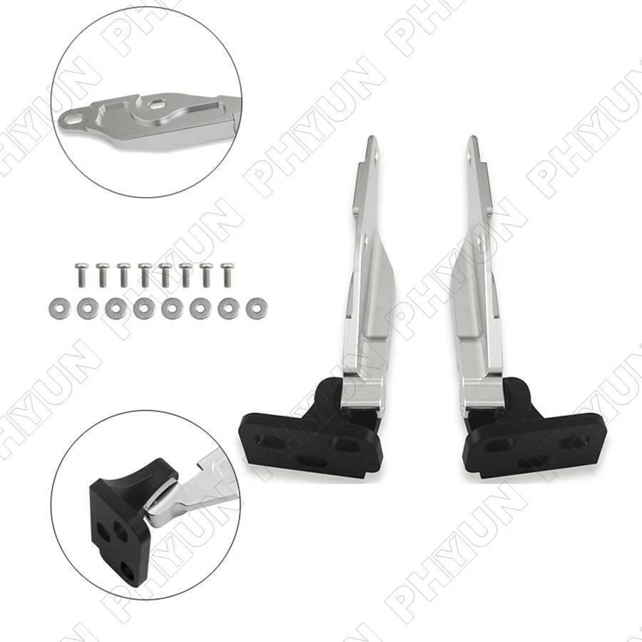 Billet Quick Hood Hinge Release Latch Kit For Honda Acura 1992-01 Civic Integra - Imagem 2 de 4