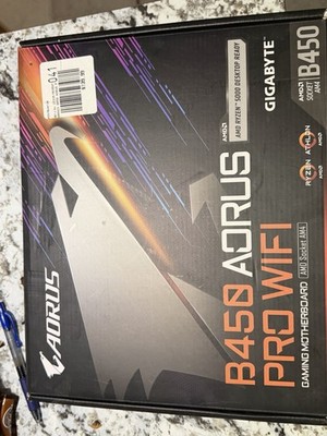Aorus B450M Pro WIFI AM4 And Cpu Ryzen 7 1700