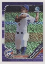 2019 Bowman Chrome Prospects Purple Shimmer Refractor Eric Pardinho #BCP-166 7l6