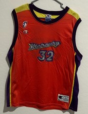 Vintage Phoenix Mercury Bridget Pettis Champion Basketball Jersey Large WNBA