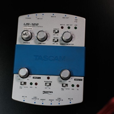 Tascam US-122 USB Audio/MIDI Interface   Externes Soundmodul   Recording