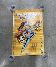 Cartoon Network - The Powerpuff Girls Japanese Poster With Bent Corner RARE 