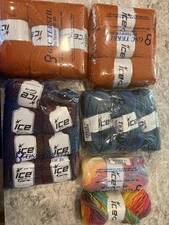 Ice Yarns Assortment Lot of 18 Assorted Colors 