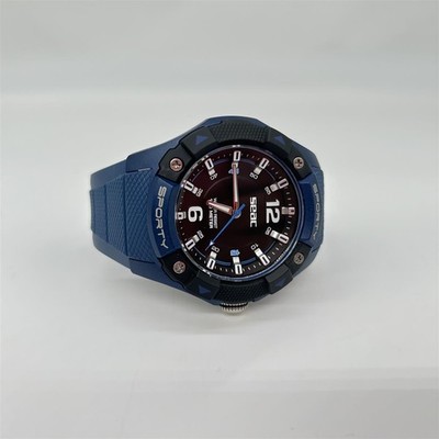 SEAC Sporty, 100 m wasserbasierte Lifestyle-Uhr, widerstandsfähiges Kautschukarm