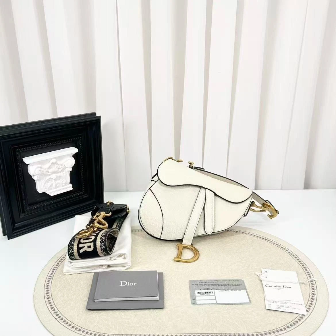 25+ Dior Saddle White Bags & Handbags for Women for sale | Updated