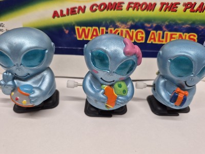 ダイヤモンド U.T. エイリアン Vintage 90's Alien Wind Up Toy Lot Of 3 Rare Fun Base Plastic