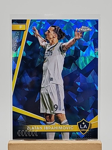 2024 Topps Chrome MLS Sapphire Zlatan Ibrahimovic Image Variation #150 LA Galaxy