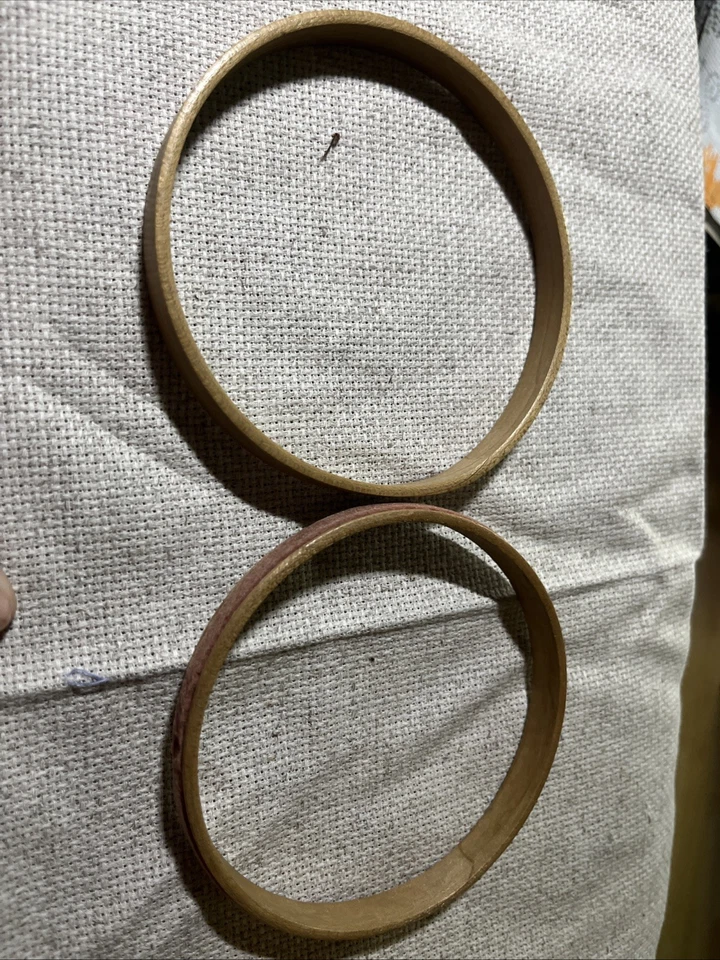 Vintage Duchess Embroidery Hoop Wooden Felt Cushion 4" - Image 3 of 4