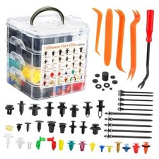 Car Retainer Clips Fasteners Kit 32 Universal Sizes Nylon Bumper, 1240pcs