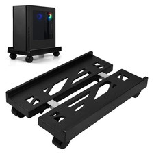 Fangehong CPU Holder Cart, Carrellino Porta PC con Ruote, Supporto per PC Case S