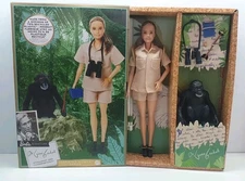 Barbie Doll Signature Dr Jane Goodall Inspiring Women Figure NIB 2022 Gorilla